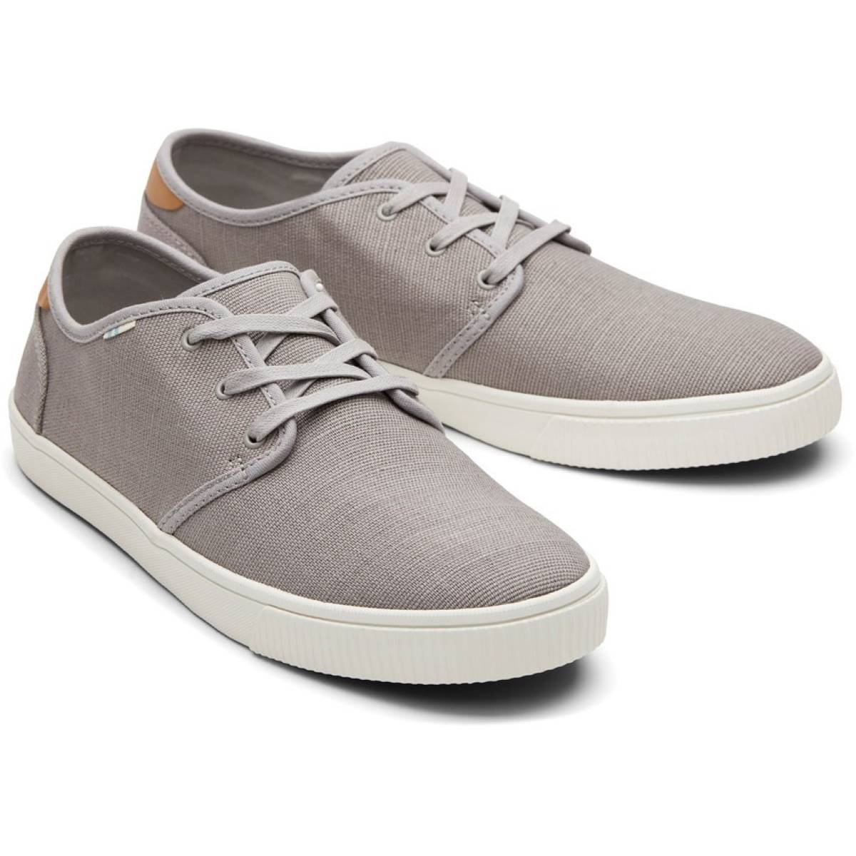 Toms Carlo Brown Mens trainers 10013285 in a Plain Canvas in Size 10